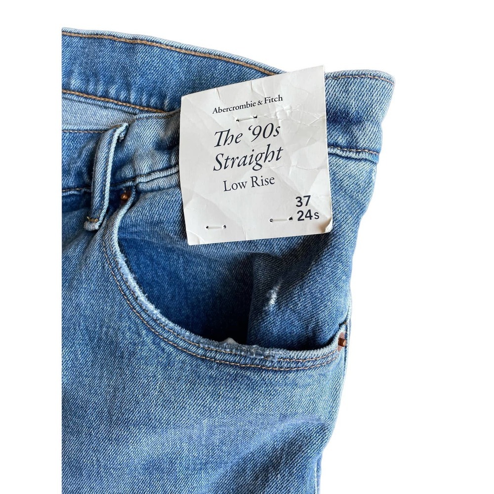 Abercrombie & Fitch The 90’s Straight Low Rise Jean